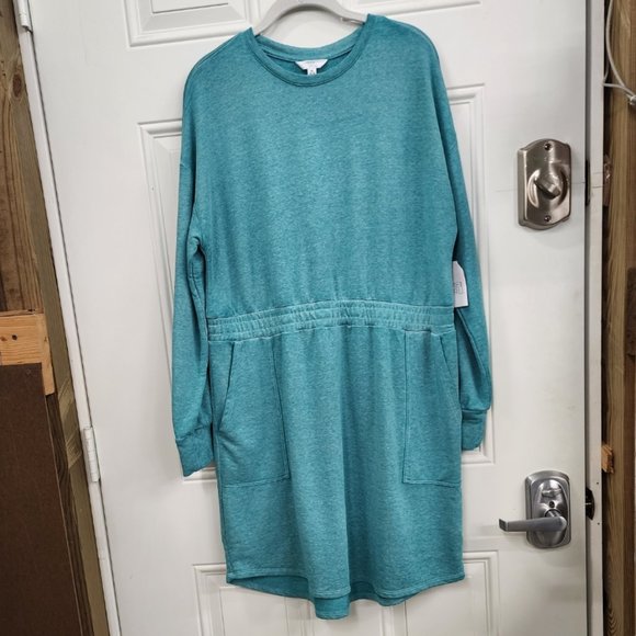 Time and Tru Dresses New Time And Tru Cinched Waist Sweatshirt